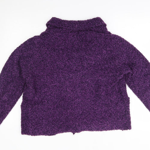 EWM Womens Purple   Cardigan Jumper Size M