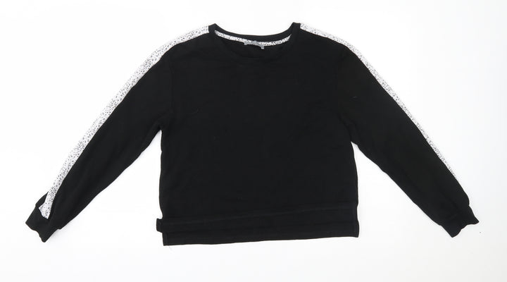 New Look Womens Black Pullover Jumper Size 10