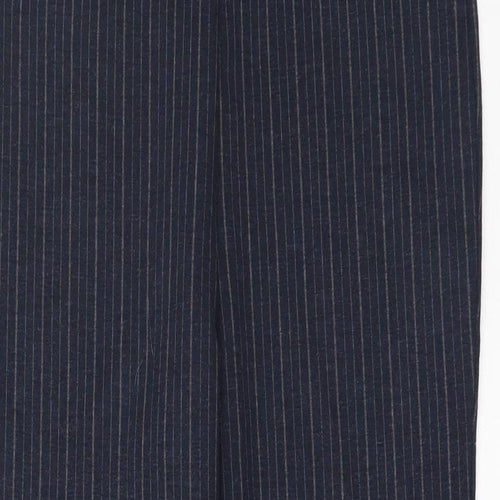 TU Womens Blue Striped   Suit Trousers Size 14