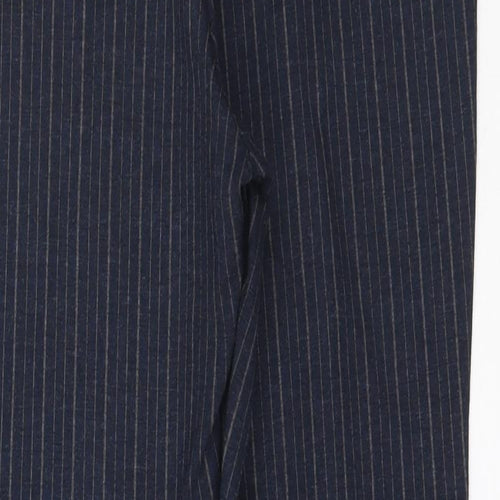 TU Womens Blue Striped   Suit Trousers Size 14