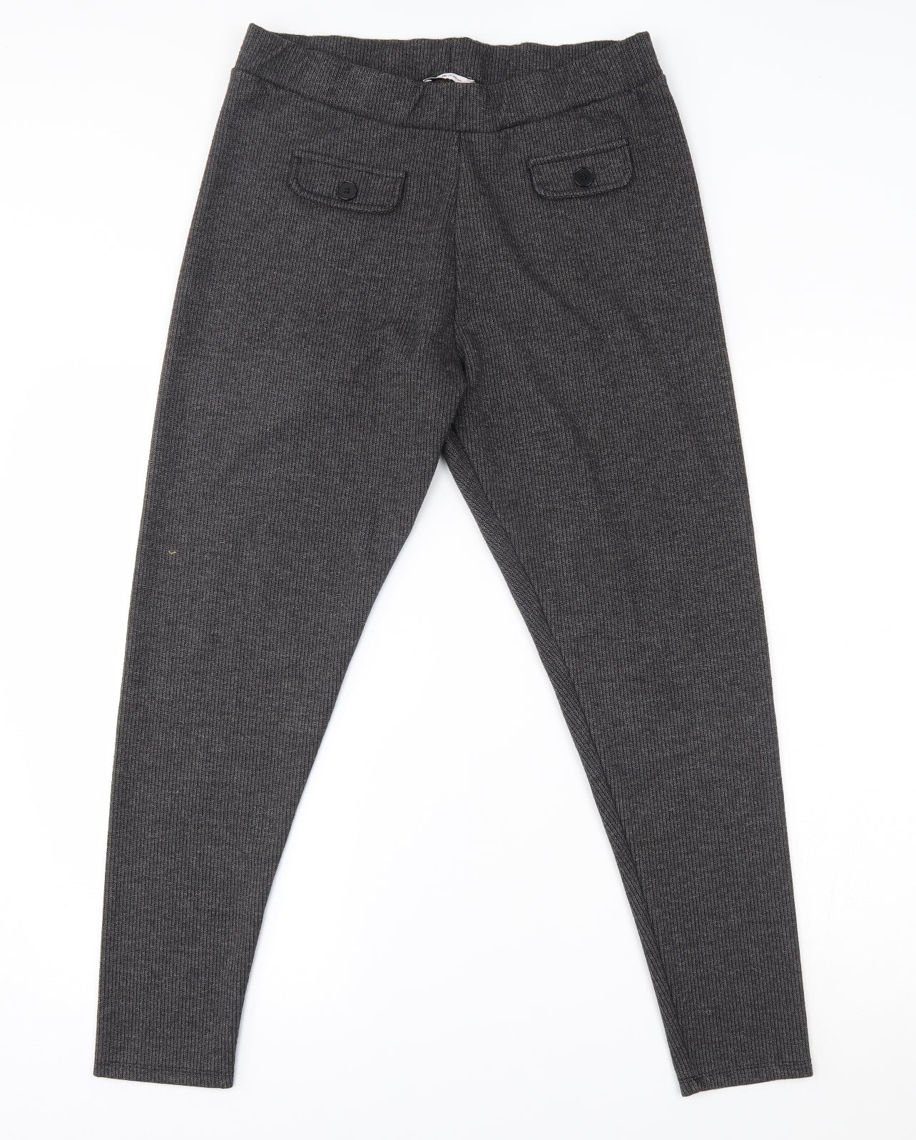 TU Womens Grey   Jogger Leggings Size 14 L27 in - fake pockets