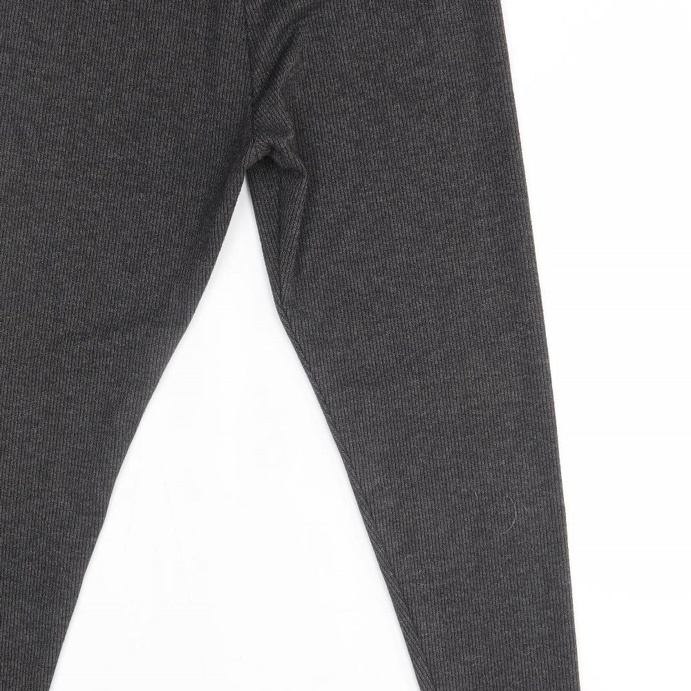 TU Womens Grey   Jogger Leggings Size 14 L27 in - fake pockets