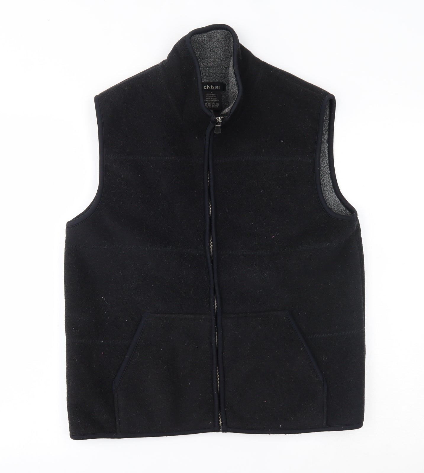eivissa Womens Black   Gilet  Size M