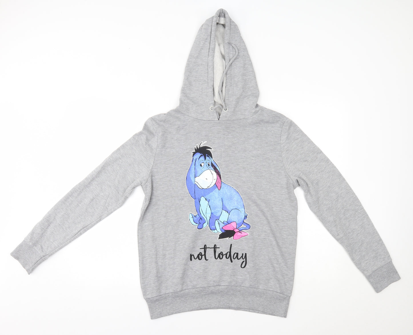 Primark Womens Grey   Pullover Hoodie Size M  - eeyore disney