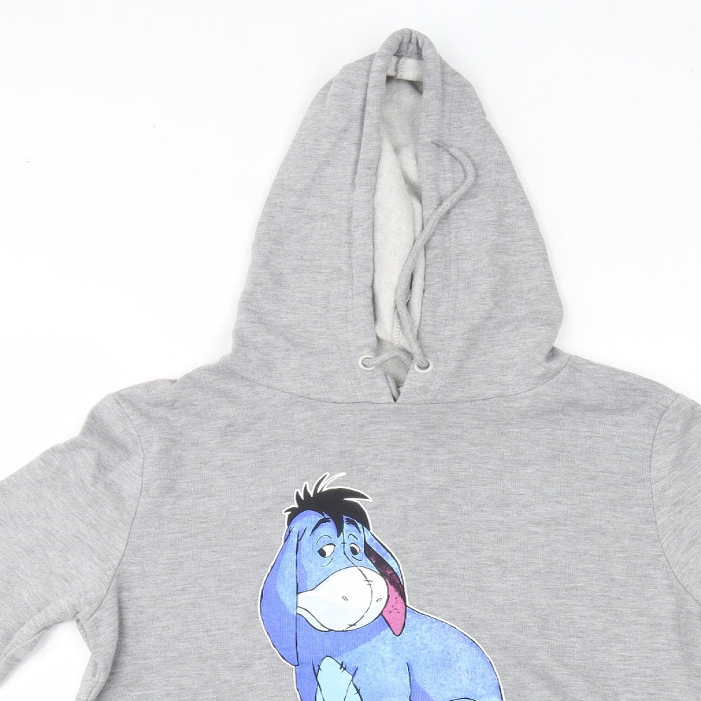 Primark Womens Grey   Pullover Hoodie Size M  - eeyore disney