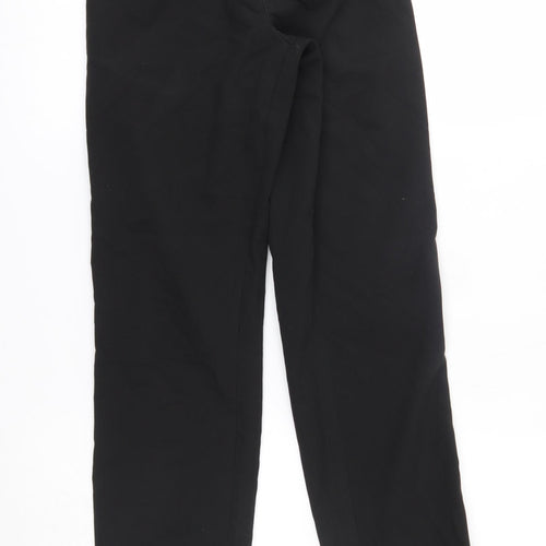 M&S Boys Black   Chino Trousers Size 13-14 Years