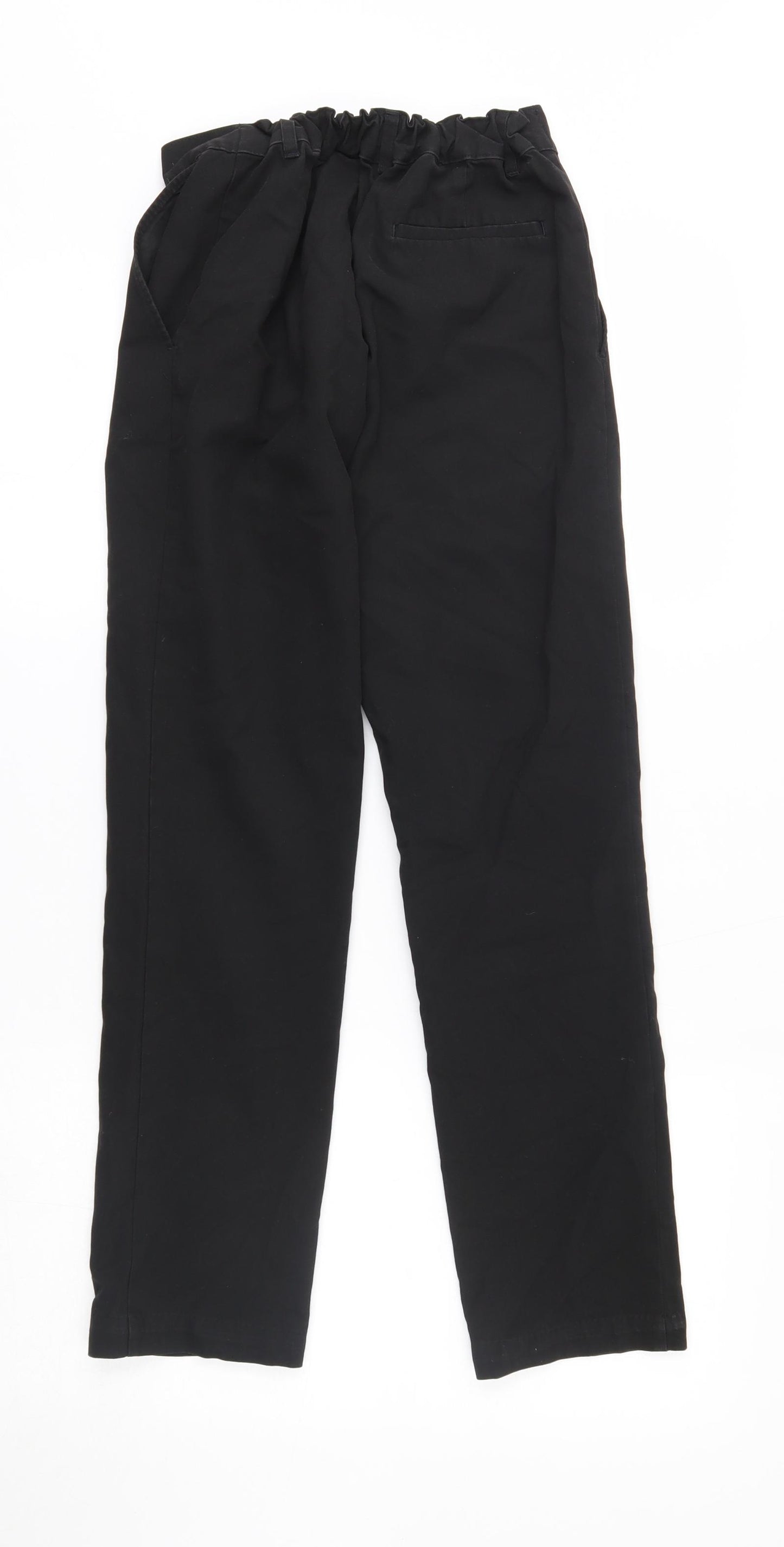 M&S Boys Black   Chino Trousers Size 13-14 Years
