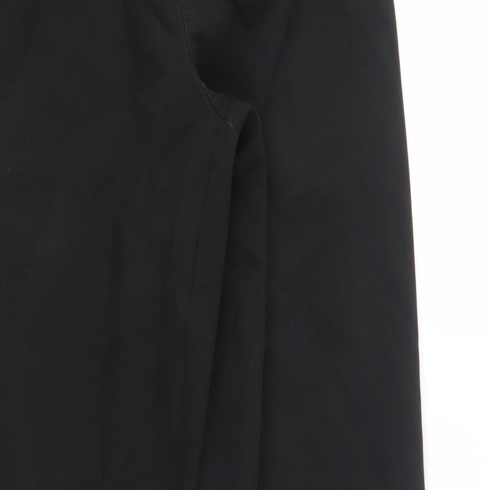M&S Boys Black   Chino Trousers Size 13-14 Years
