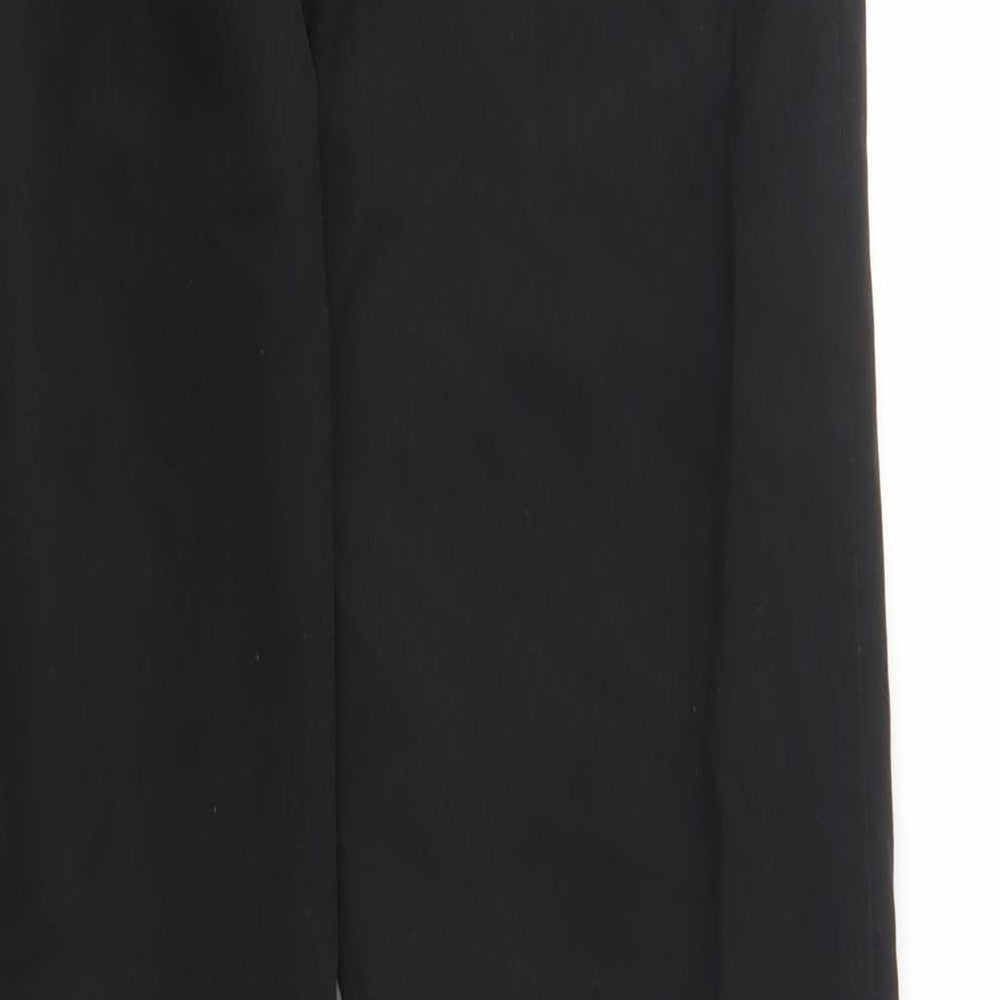 M&S Boys Black   Chino Trousers Size 13-14 Years