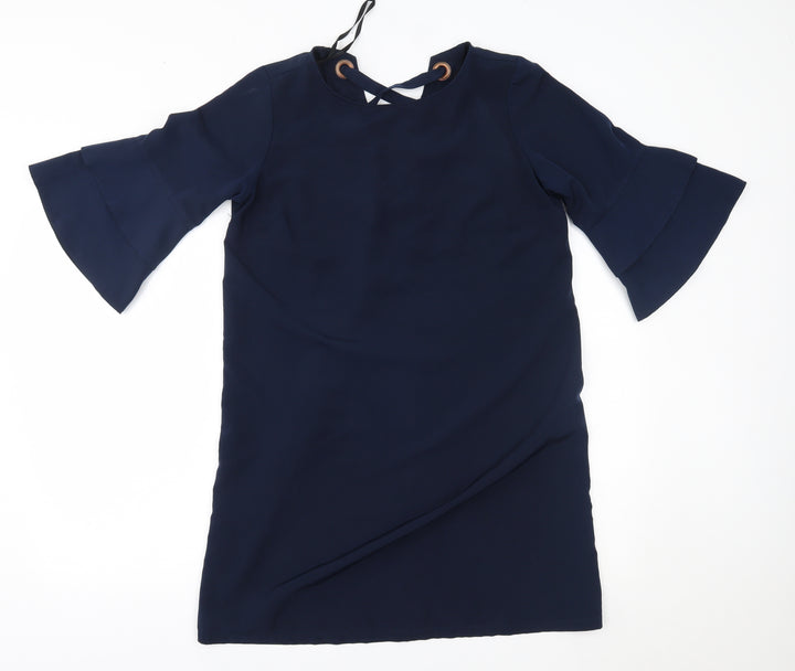 Atmosphere Womens Blue A-Line Size 12