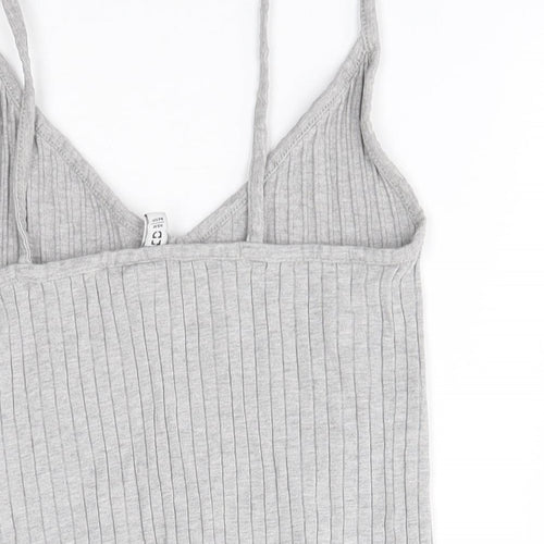 H&M Womens Grey   Tunic Jumper Size S