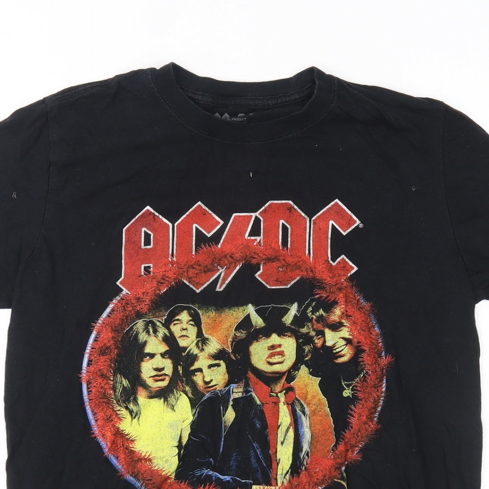 acdc Mens Black    T-Shirt Size S  - highway to hell
