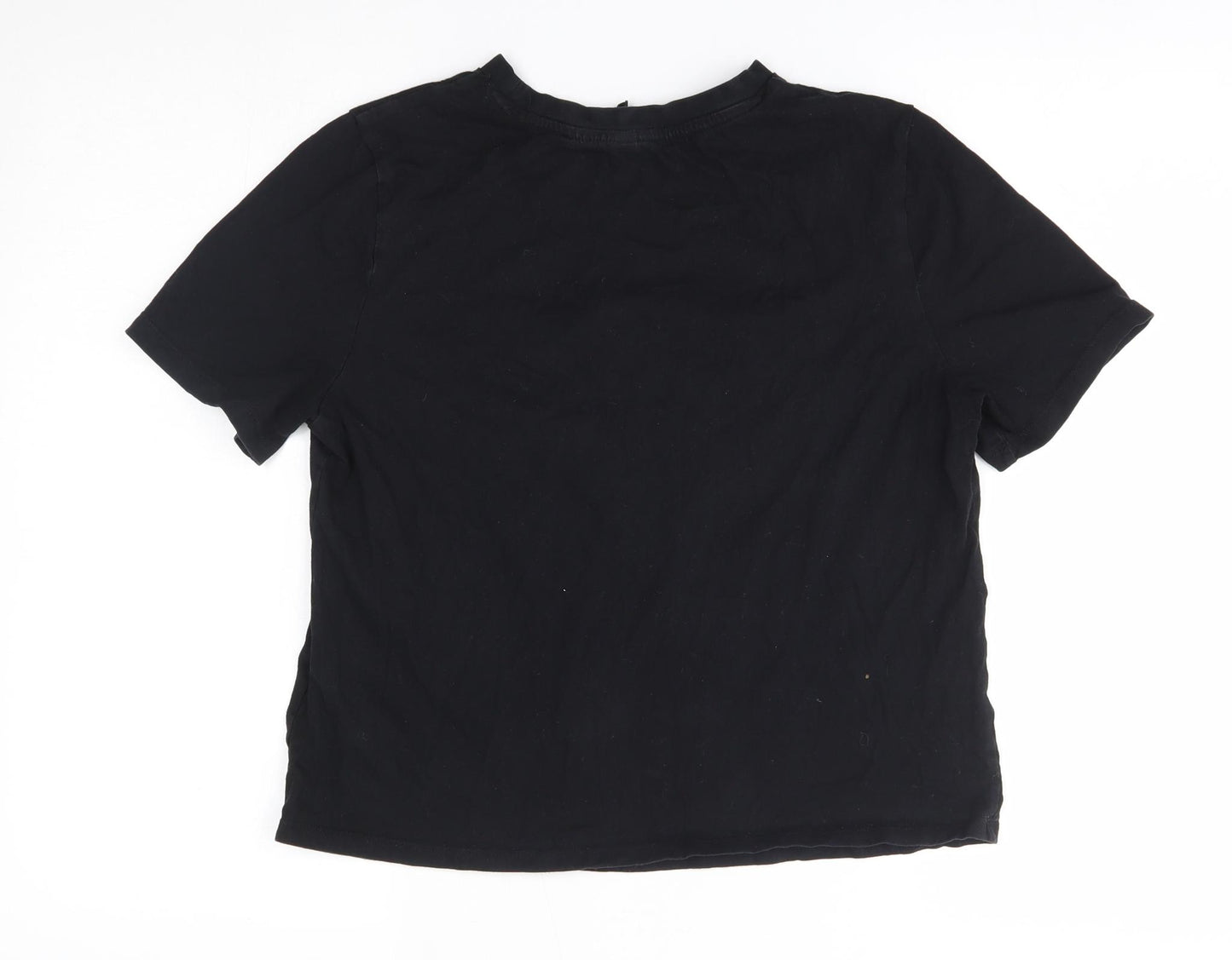 H&M Womens Black   Basic T-Shirt Size S  - romeo & juliet