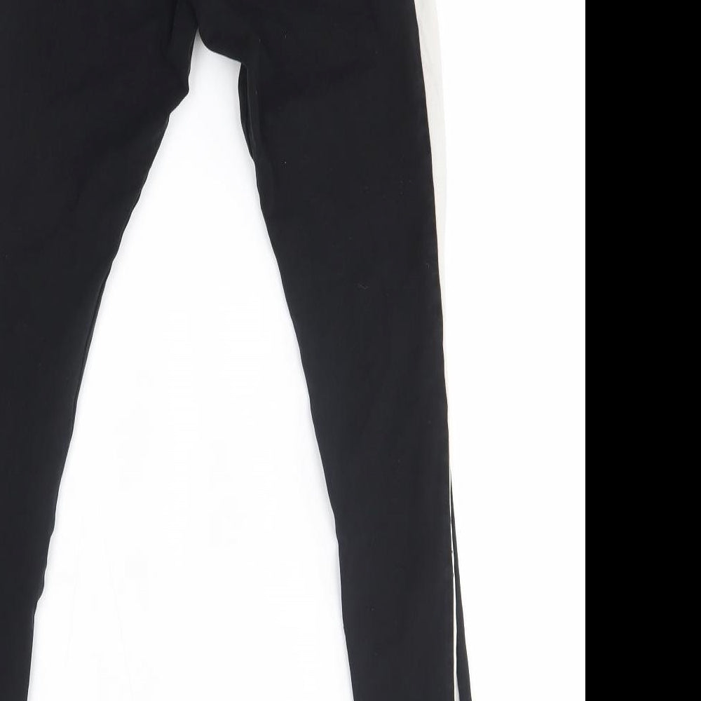 PUMA Womens Black   Jogger Leggings Size 8 L26 in