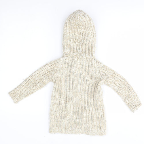 Matalan Girls Beige   Cardigan Jumper Size 3 Years