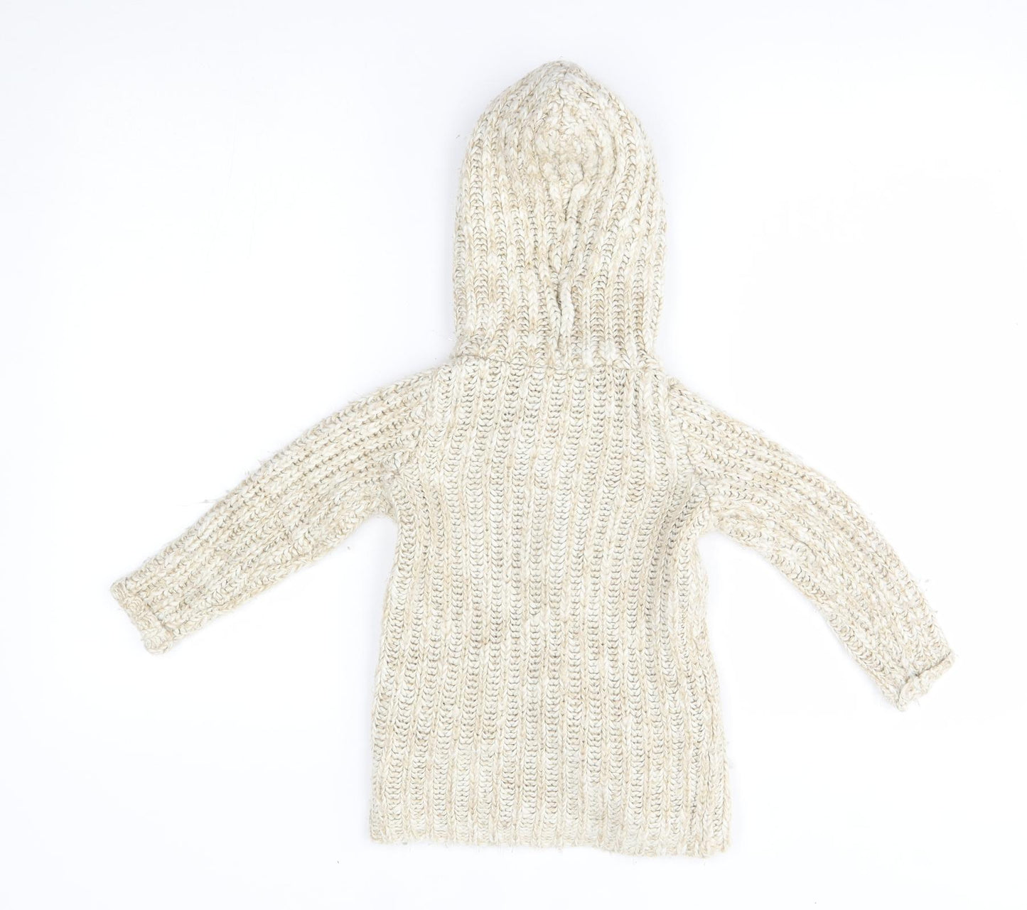Matalan Girls Beige   Cardigan Jumper Size 3 Years