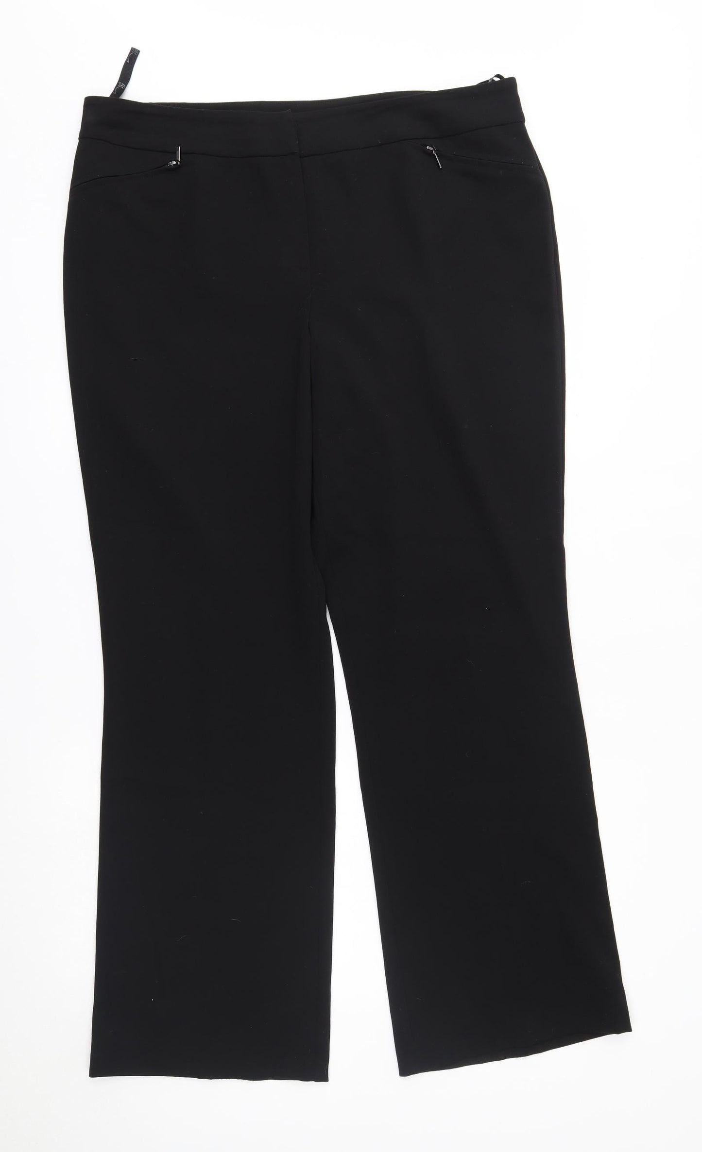 BHS Womens Black   Trousers  Size 16 L29 in