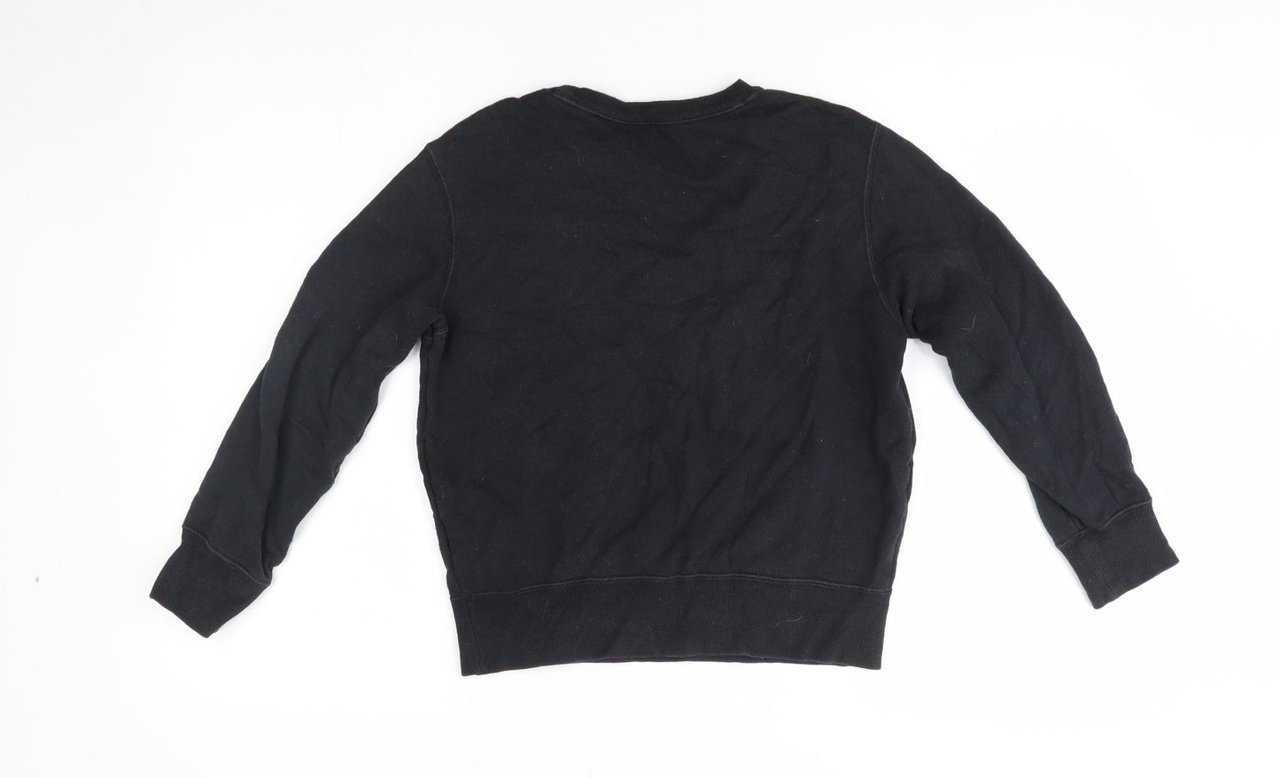 Uniqlo Boys Black   Pullover Jumper Size 9-10 Years