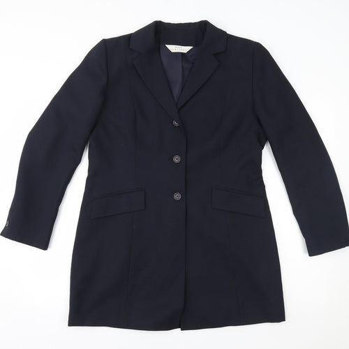 modern classics Womens Blue   Overcoat Blazer Size 14