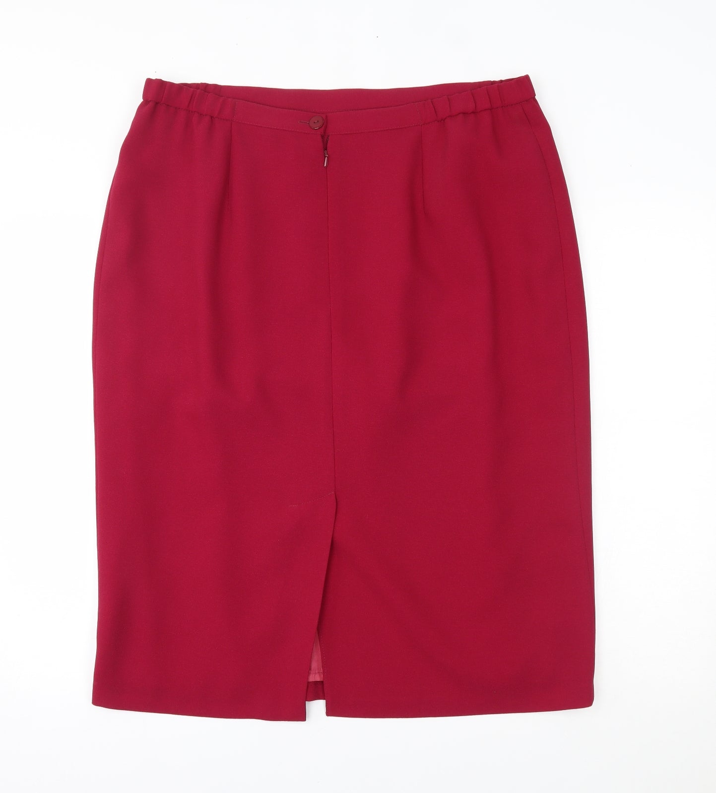 Ann Harvey Womens Red   Straight & Pencil Skirt Size 18