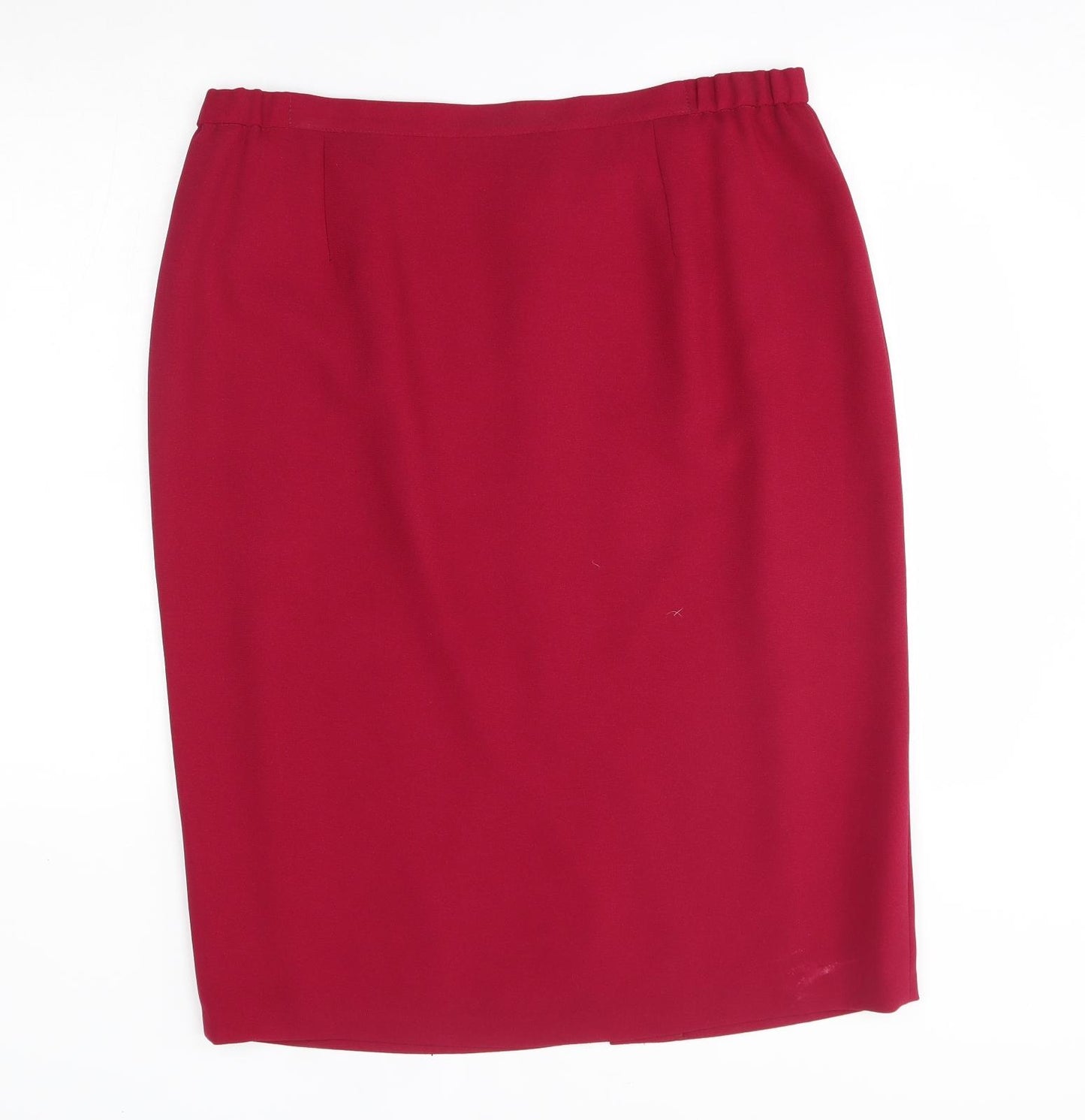 Ann Harvey Womens Red   Straight & Pencil Skirt Size 18