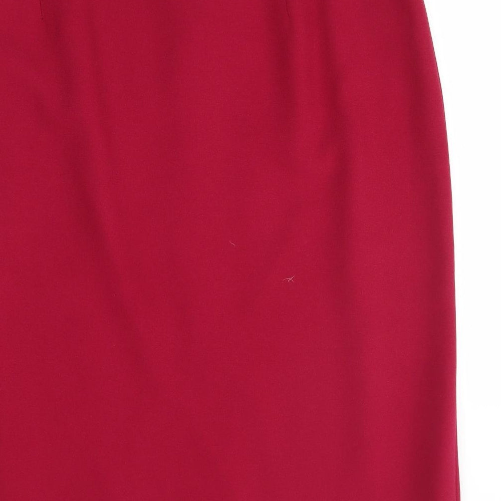 Ann Harvey Womens Red   Straight & Pencil Skirt Size 18