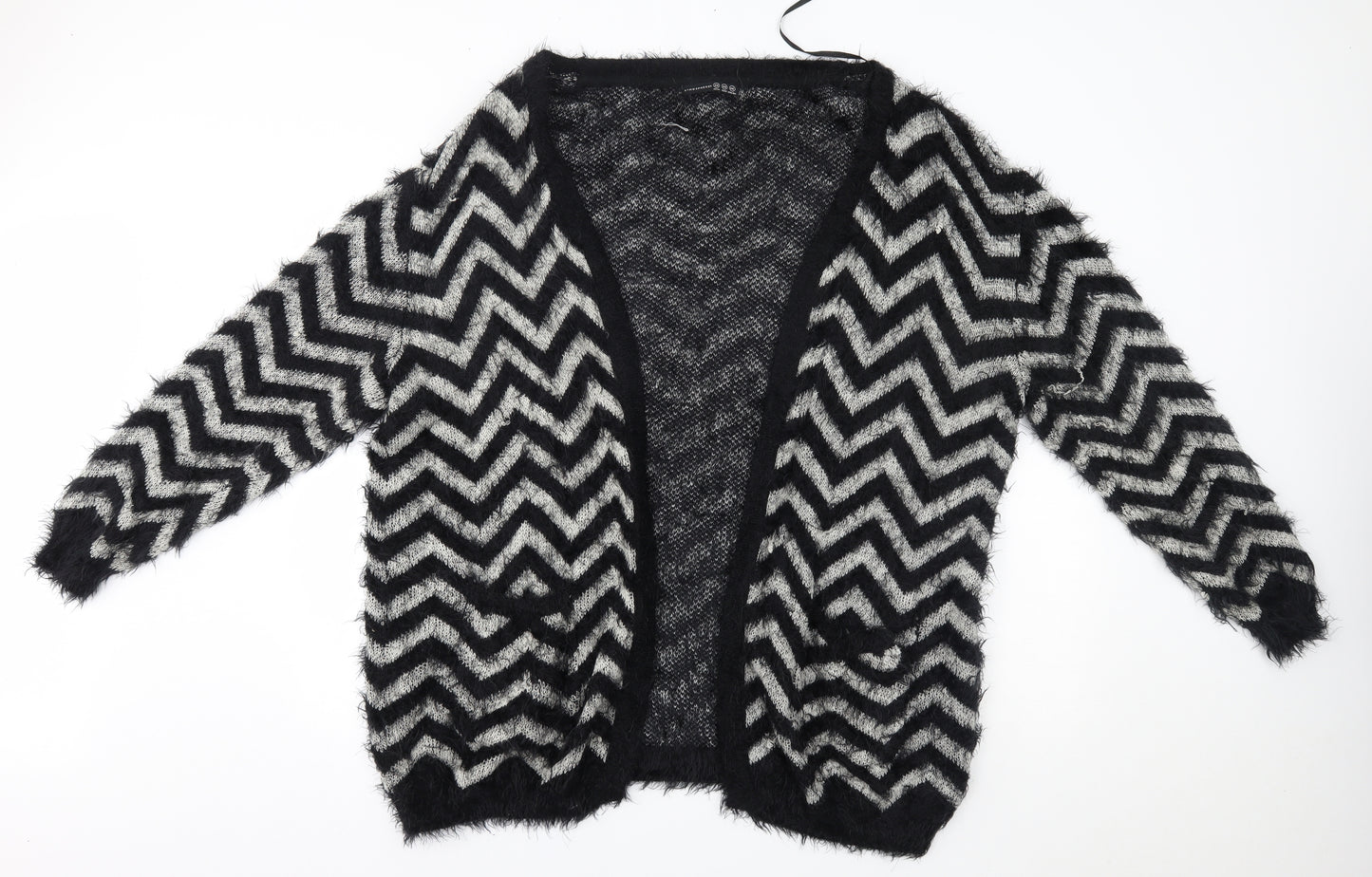 Atmosphere Womens Grey Striped  Cardigan Jumper Size 20