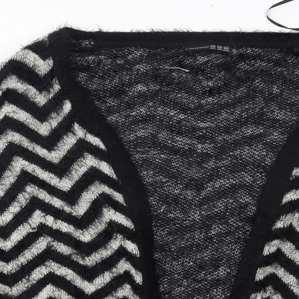 Atmosphere Womens Grey Striped  Cardigan Jumper Size 20