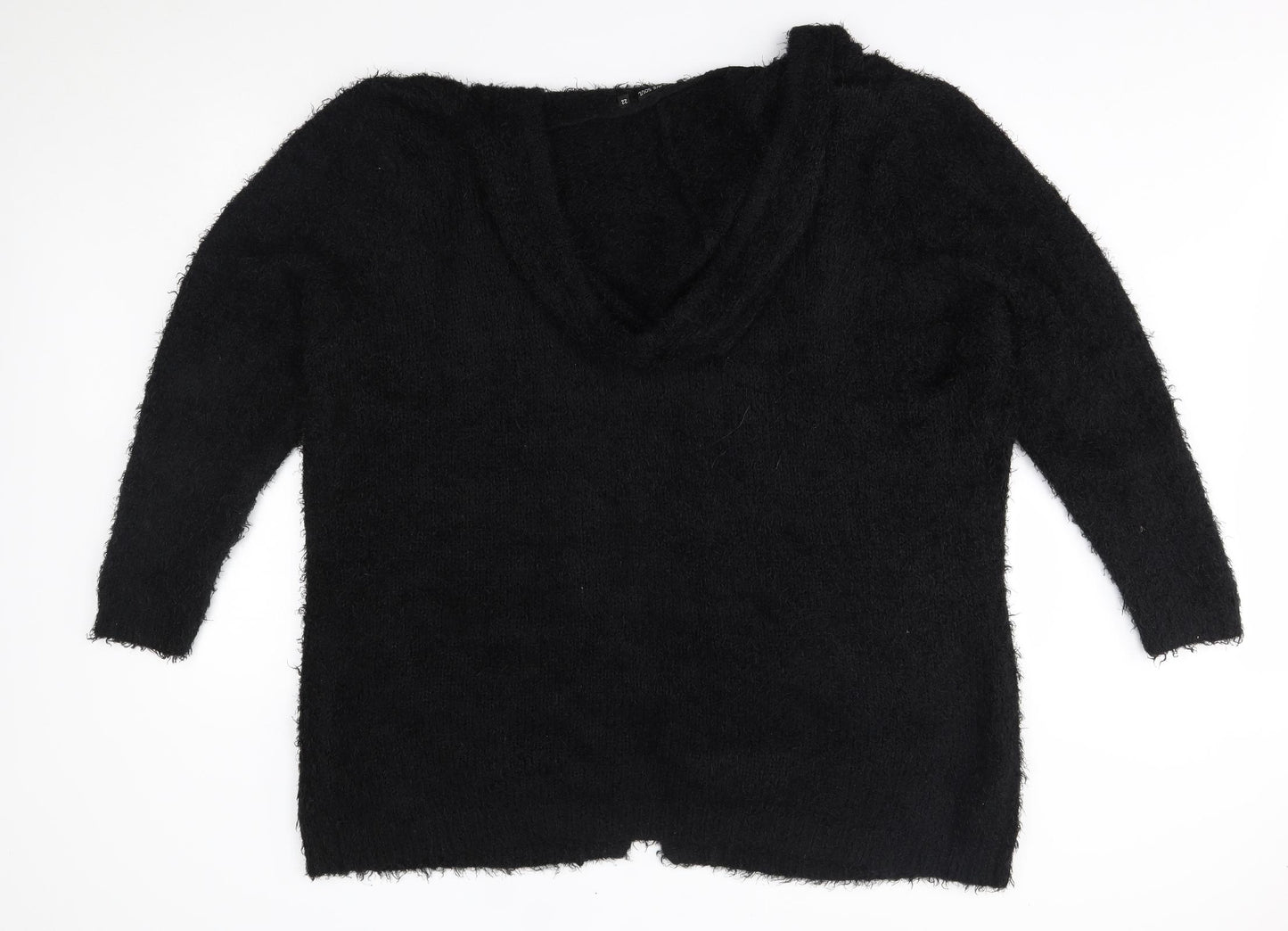 Brave Soul Womens Black   Cardigan Jumper Size 22