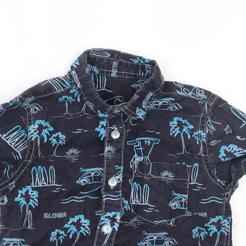 Pep&co Boys Blue   Basic Button-Up Size 3-4 Years