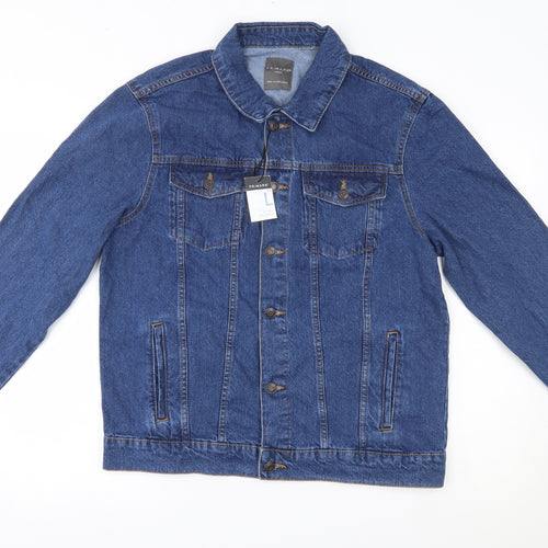 Primark Mens Blue  Denim Jacket  Size L