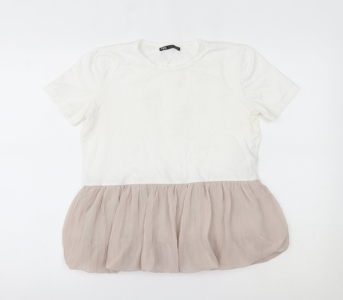 Zara Womens White   Basic Blouse Size S