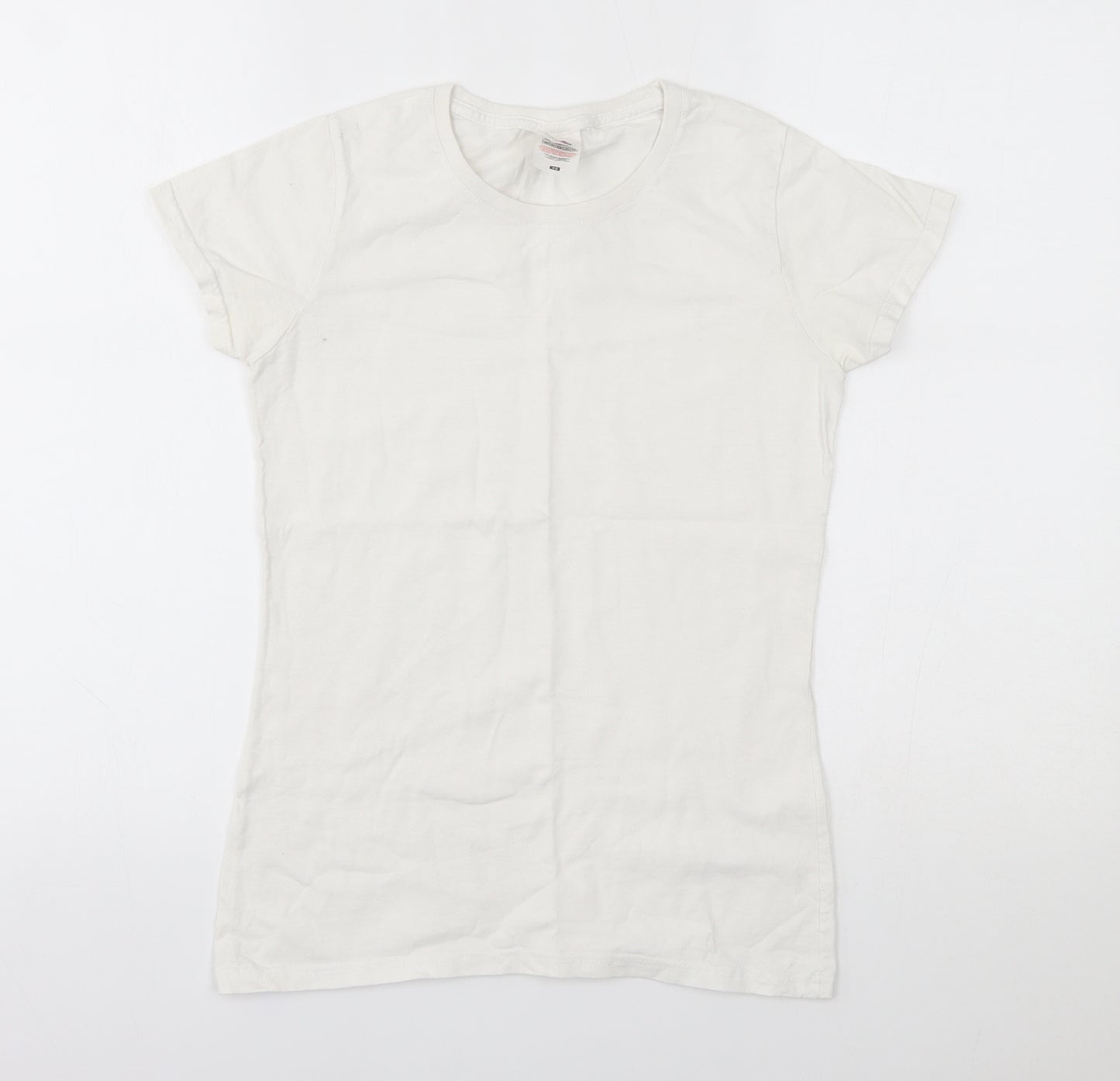 Fruit of the Loom Womens White   Basic T-Shirt Size XS