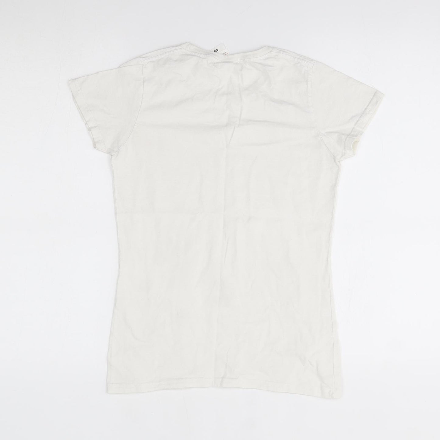 Fruit of the Loom Womens White   Basic T-Shirt Size XS