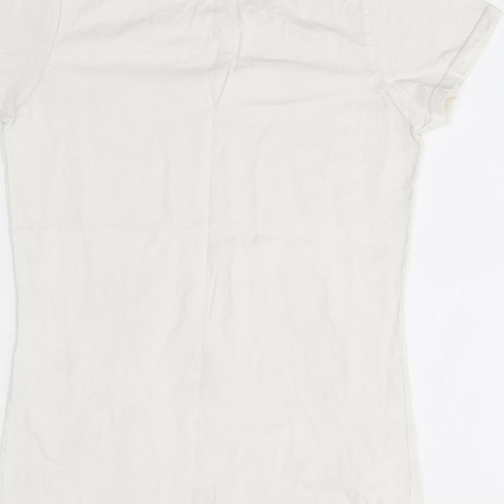Fruit of the Loom Womens White   Basic T-Shirt Size XS