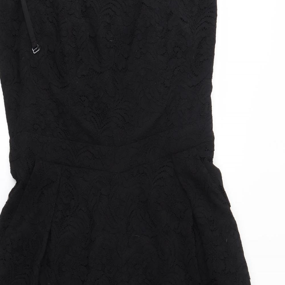 Very Womens Black   Jumpsuit One-Piece Size 14 L16 in