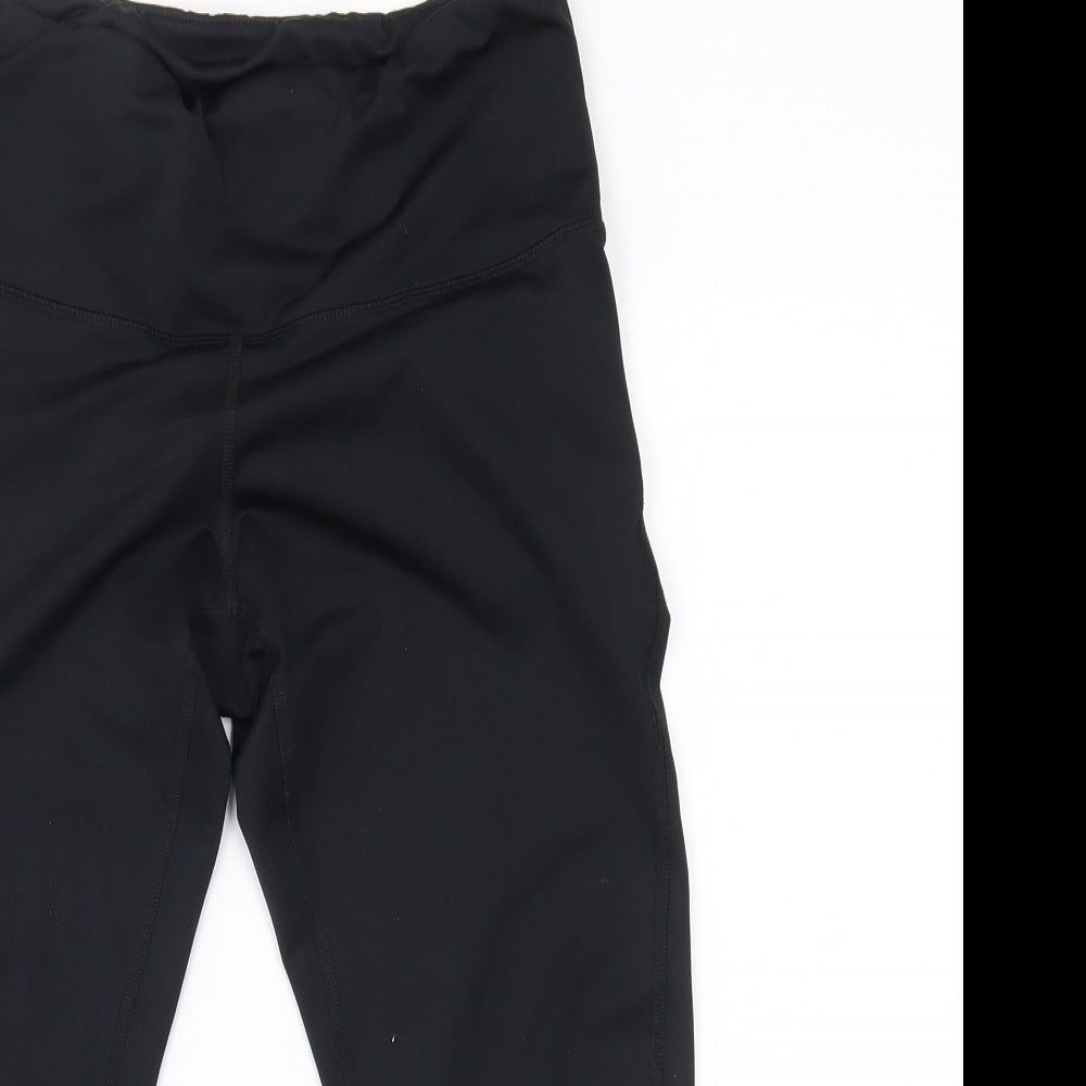 NEXT Womens Black   Sweatpants Leggings Size 12 L18 in