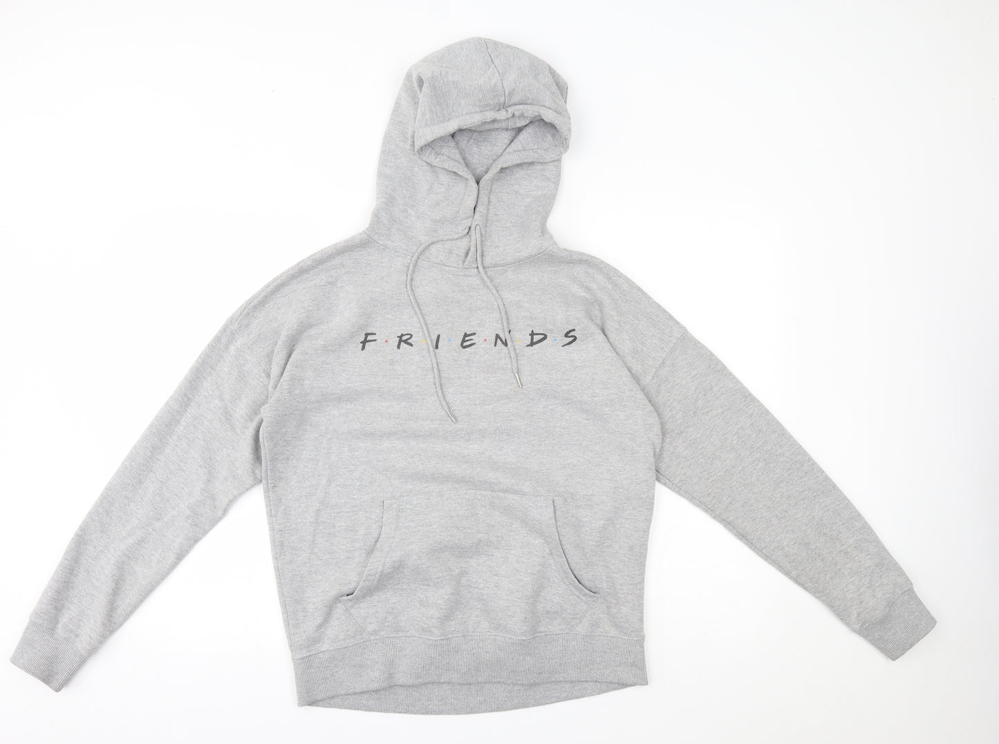 New Look Womens Grey   Pullover Hoodie Size 12  - Friends