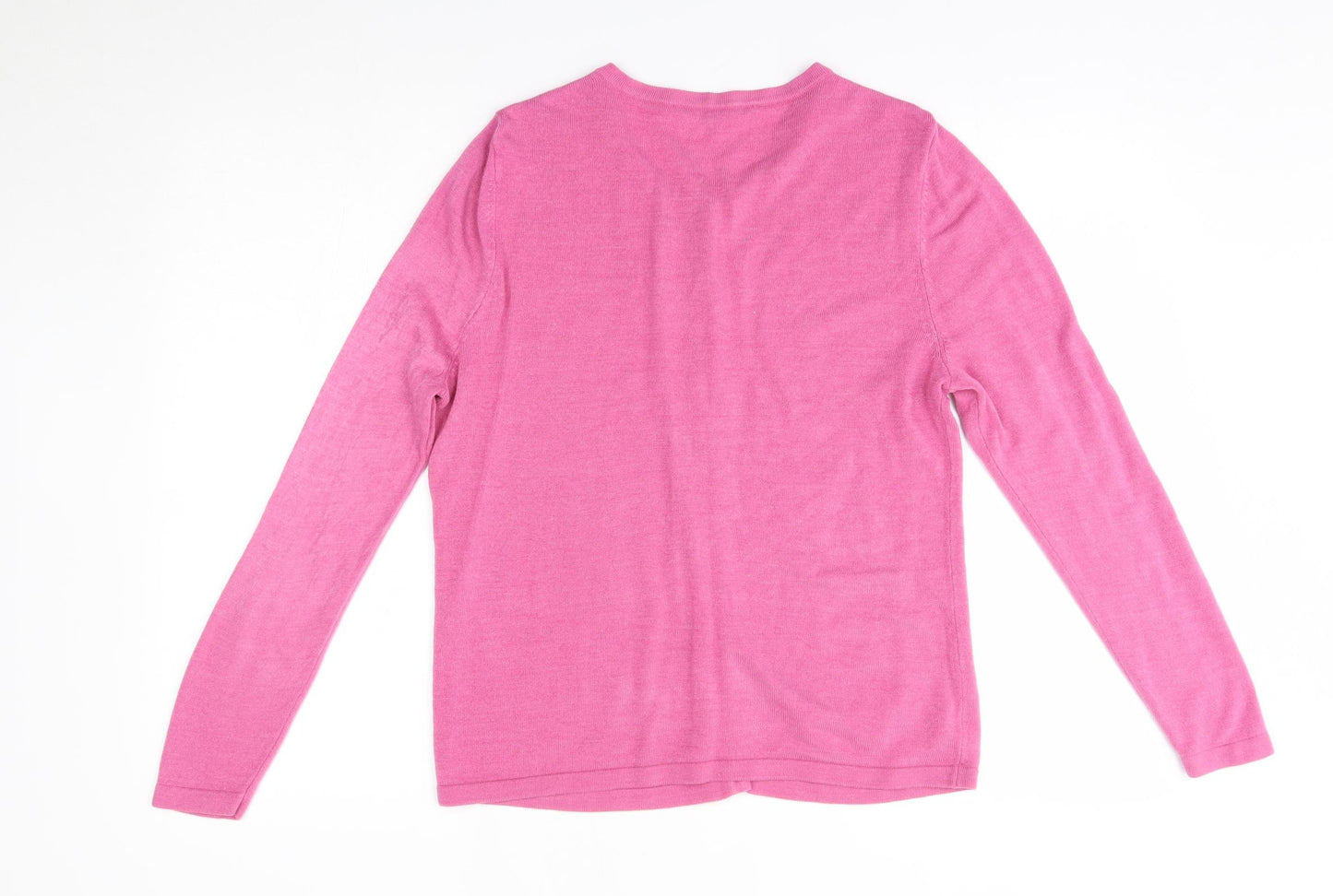 Preworn Womens Pink   Cardigan Jumper Size 12