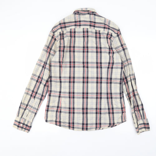 NEXT Mens Beige    Dress Shirt Size S