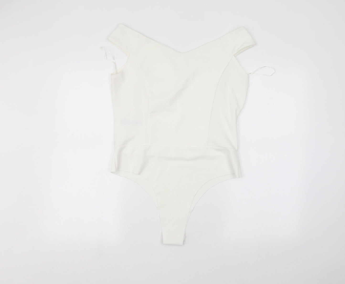 Quiz Womens White   Bodysuit One-Piece Size 16