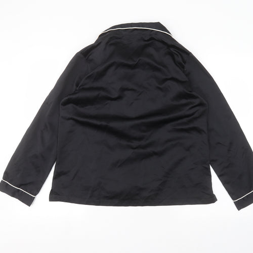 Boux Avenue Womens Black   Basic Button-Up Size 12