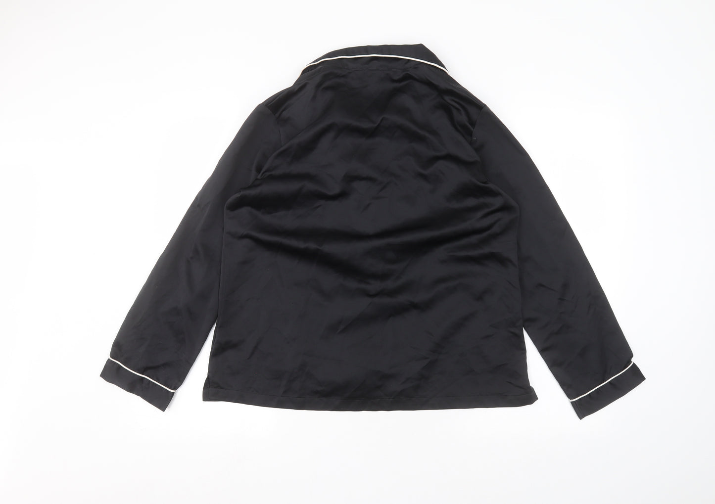 Boux Avenue Womens Black   Basic Button-Up Size 12