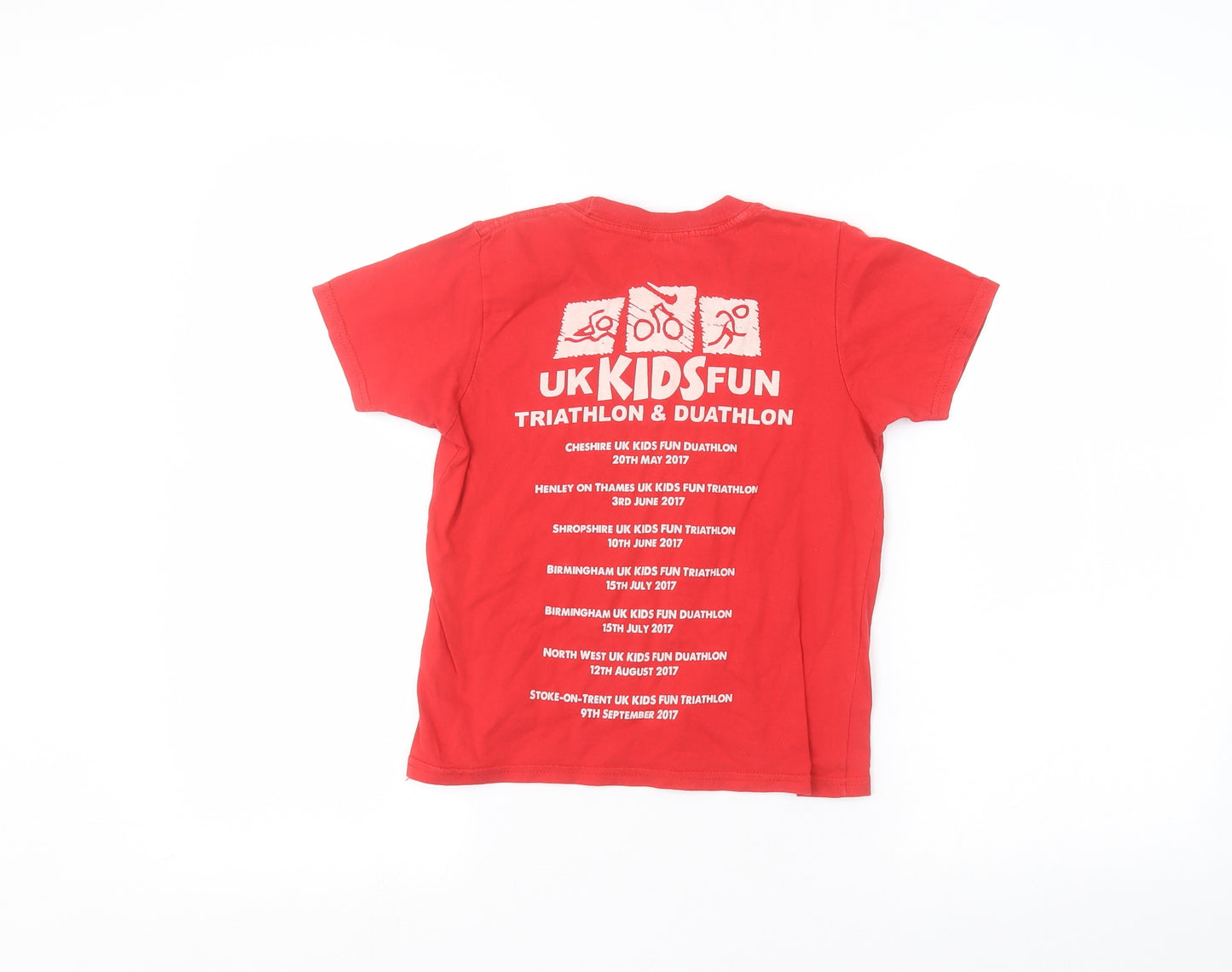 Gilden Girls Red   Basic T-Shirt Size S