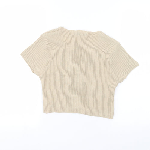 Nasty Gal Womens Beige   Cardigan Jumper Size 10