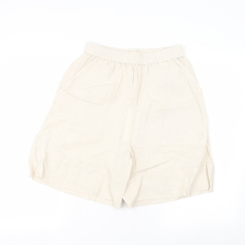 Arket Womens Beige   Bermuda Shorts Size 10