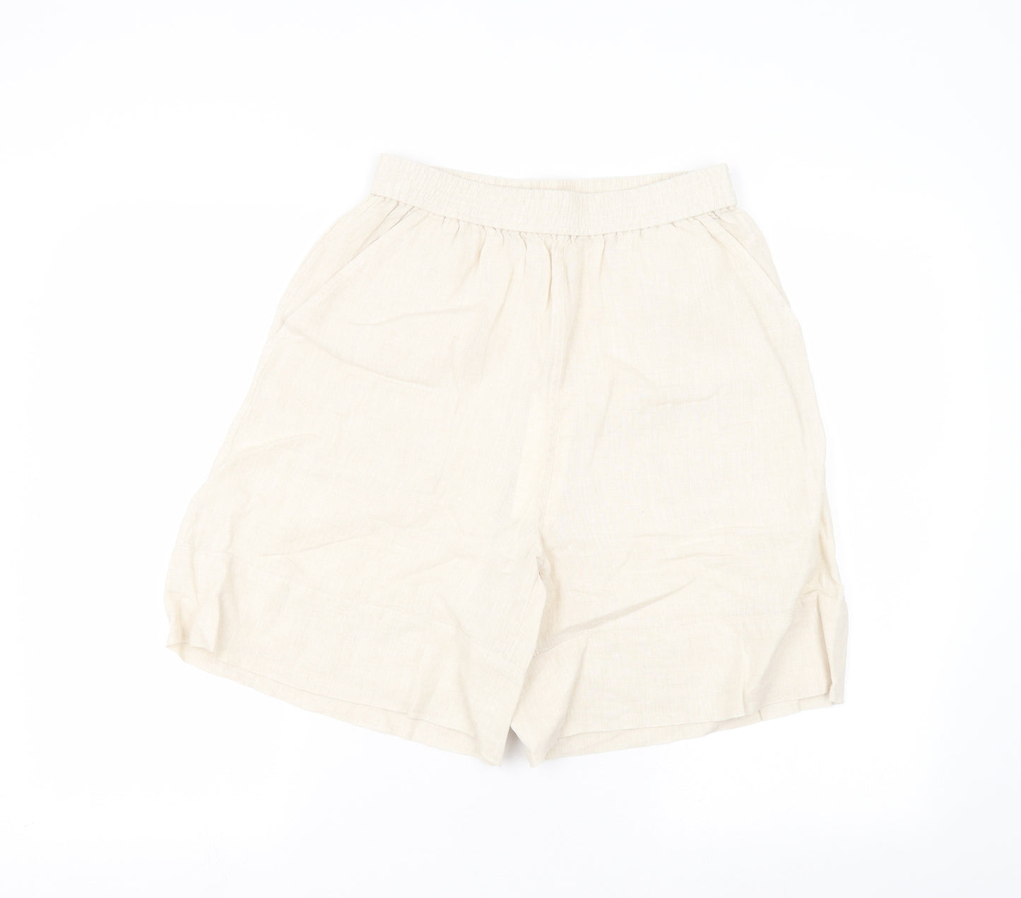 Arket Womens Beige   Bermuda Shorts Size 10