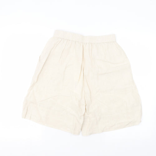 Arket Womens Beige   Bermuda Shorts Size 10