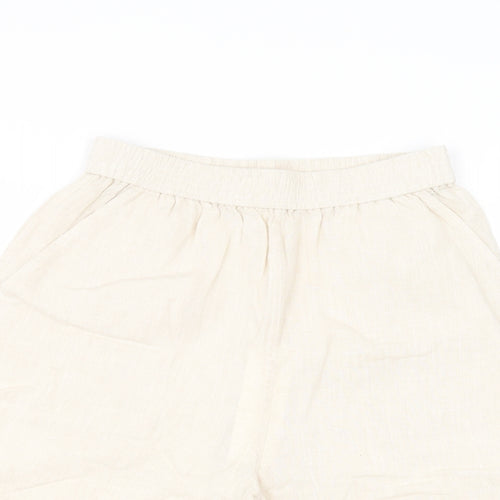 Arket Womens Beige   Bermuda Shorts Size 10