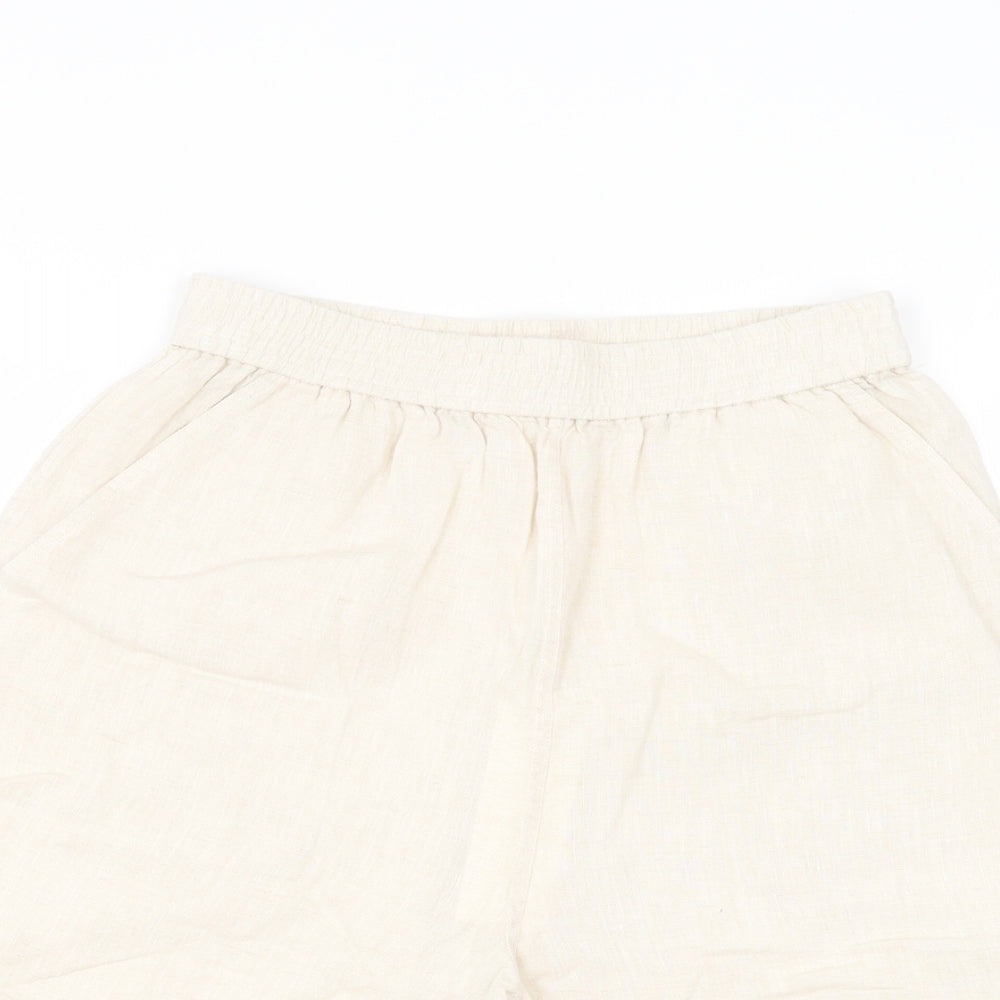 Arket Womens Beige   Bermuda Shorts Size 10
